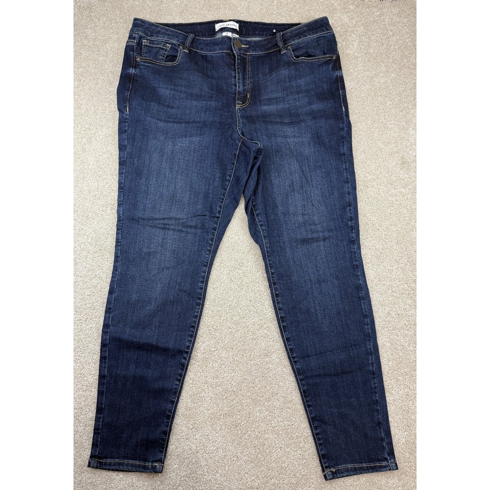 Lane Bryant Women's 18 Mid-Rise Flex Magic Waistband Stretch Dark Wash Jeans